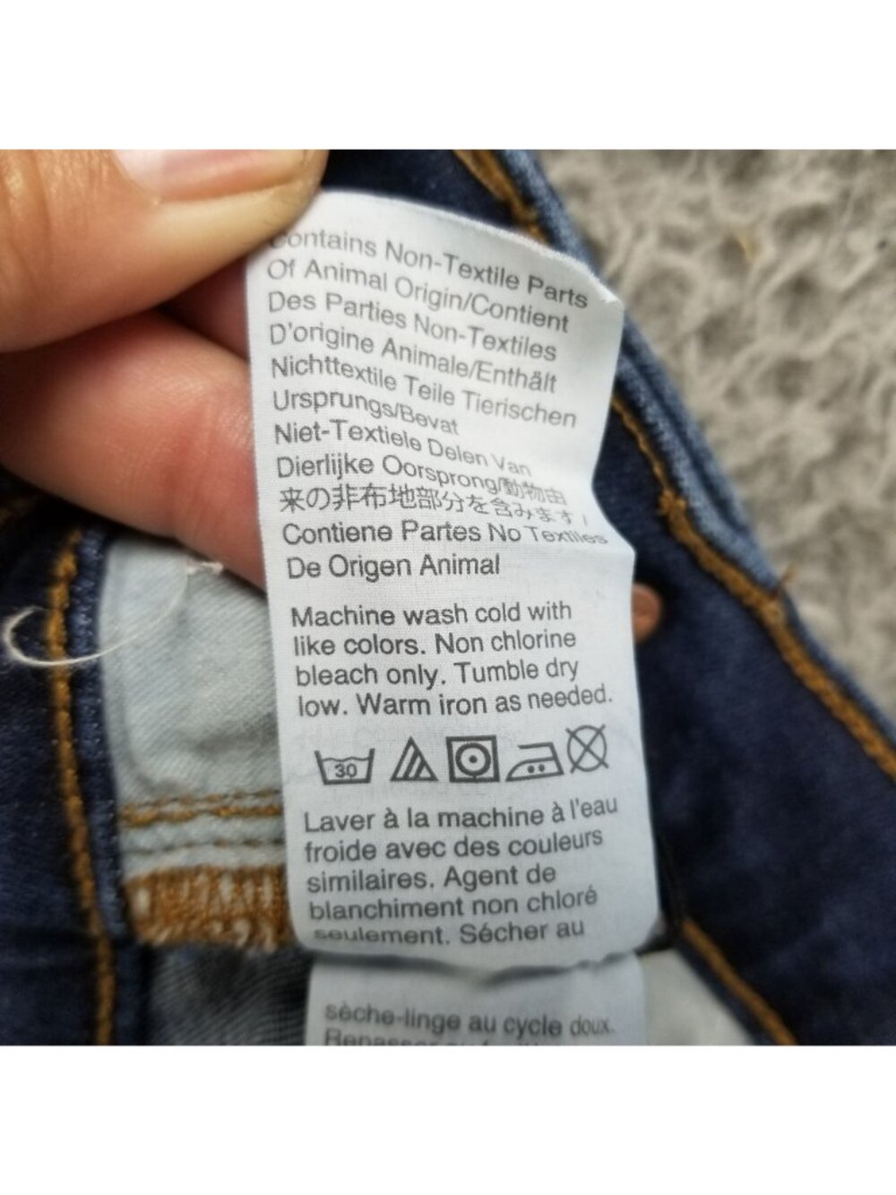 Madewell Jeans Womens 25 Blue Stretch Denim Skinny *Read* - Picture 14 of 16